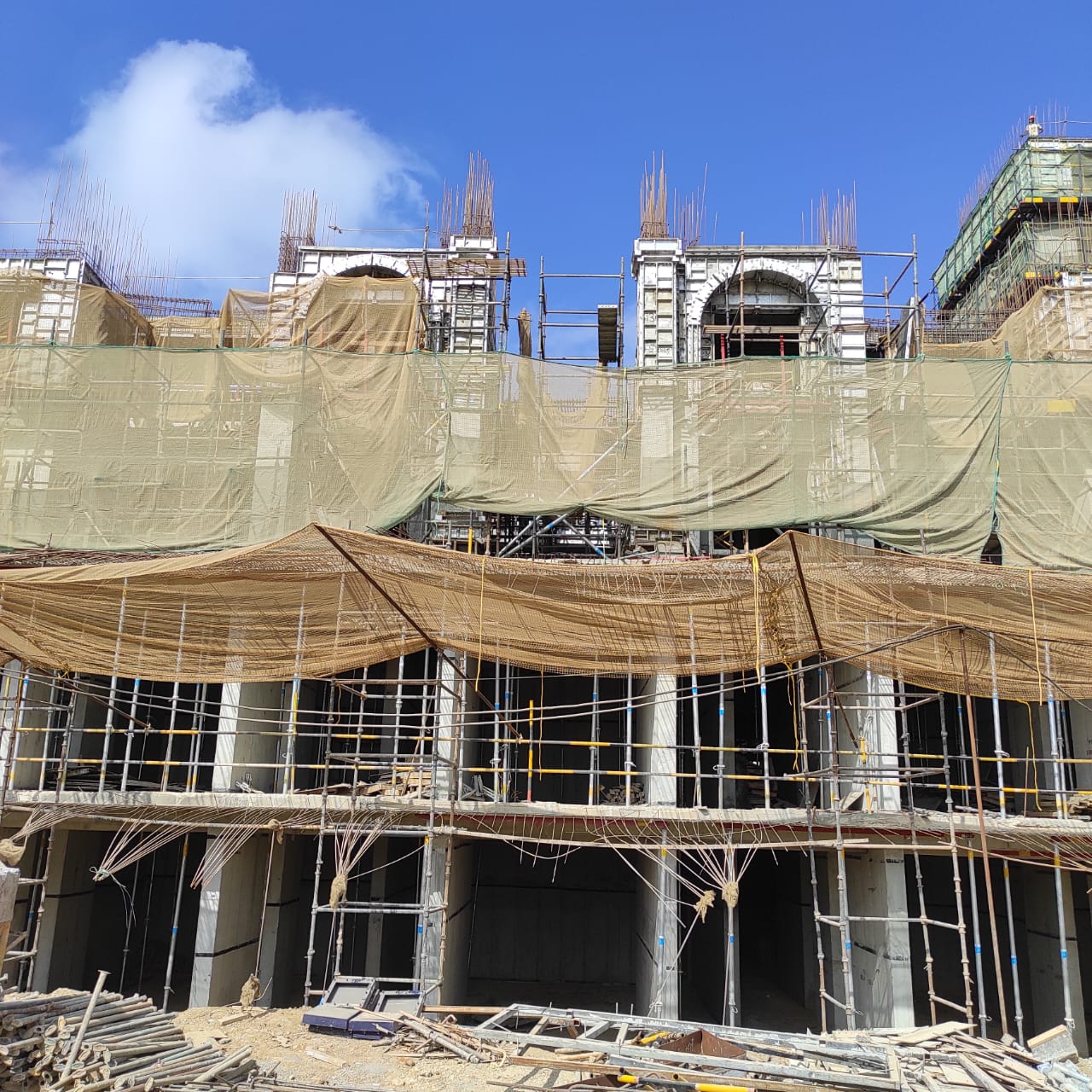 Sobha Neopolis scaffolding and formwork